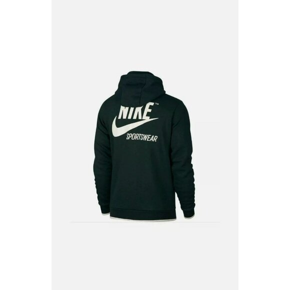 MEDIUM MEN'S NIKE HOODIE GREEN OBSIDIAN JACKET / FULL ZIP 940248-332 - Picture 3 of 5